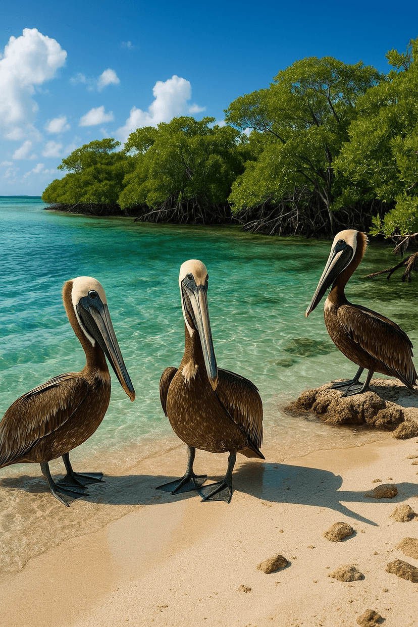 Rencontre avec les Pélicans
